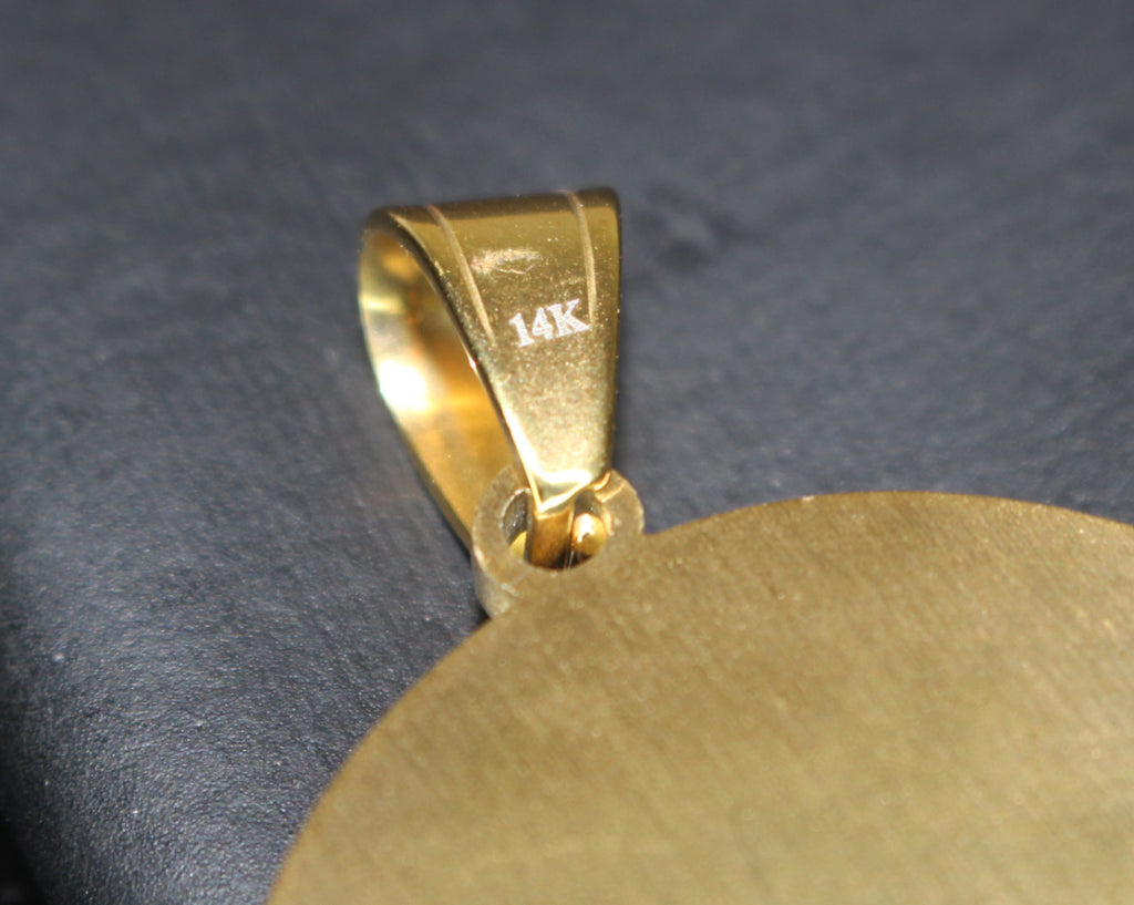 MEDUSA Versace Medallion Pendant 74ct Lab Sim VVS1 Diamond Tennis Necklace Set Gold