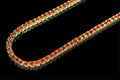 4mm Tennis Chain 70ct Lab Sim VVS1 Diamond Necklace GOLD - RUBY RED