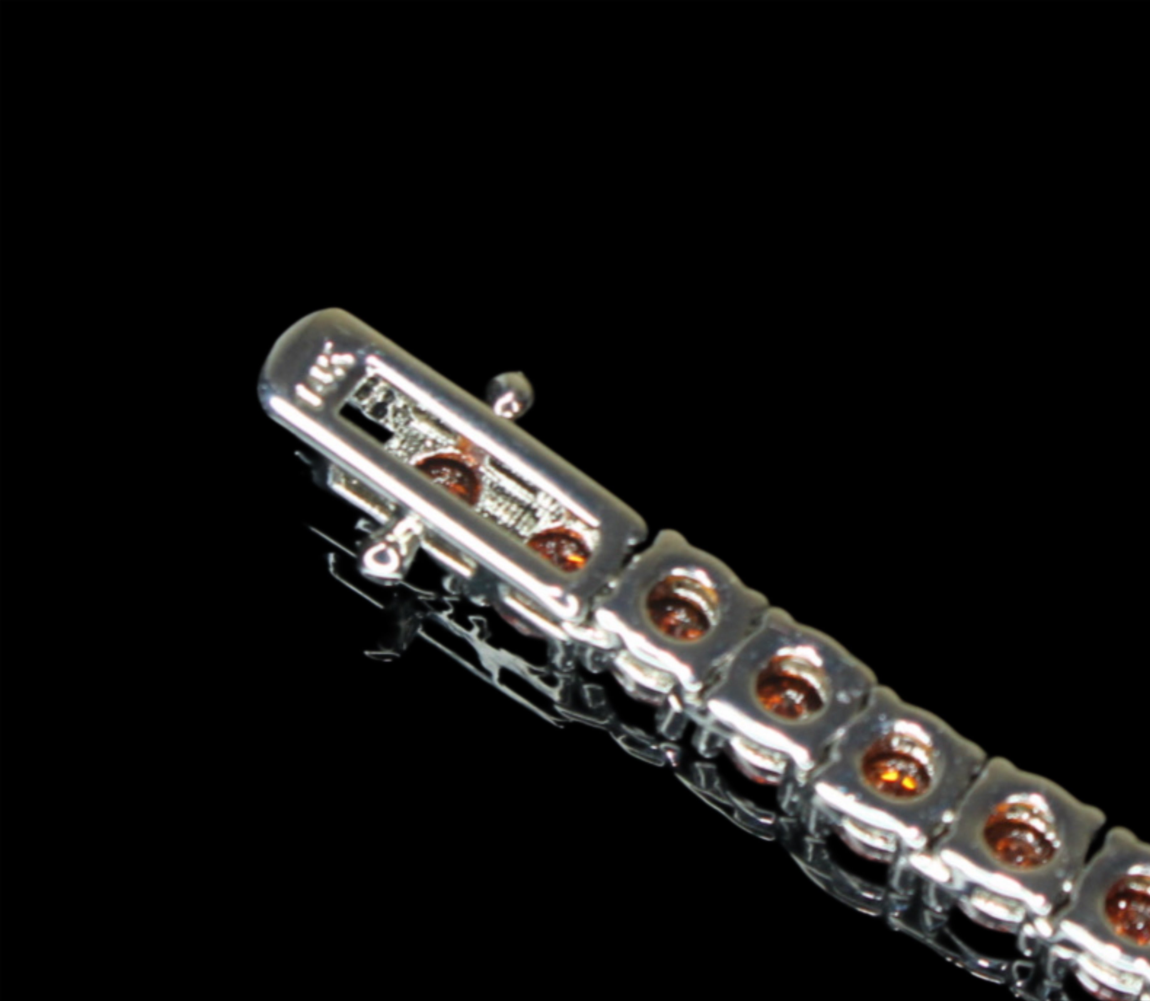 4mm Tennis Chain 70ct Lab Sim VVS1 Diamond Necklace - RUBY RED