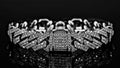 14mm FIGARUCCI 18.2ctw Lab Sim VVS1 Diamonds Bracelet