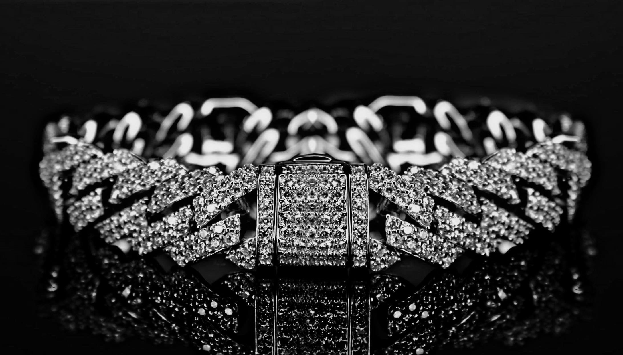 14mm FIGARUCCI 18.2ctw Lab Sim VVS1 Diamonds Bracelet