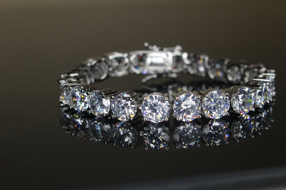 8mm MASSIVE XXL Tennis Bracelet 48ct Lab Sim VVS Diamonds