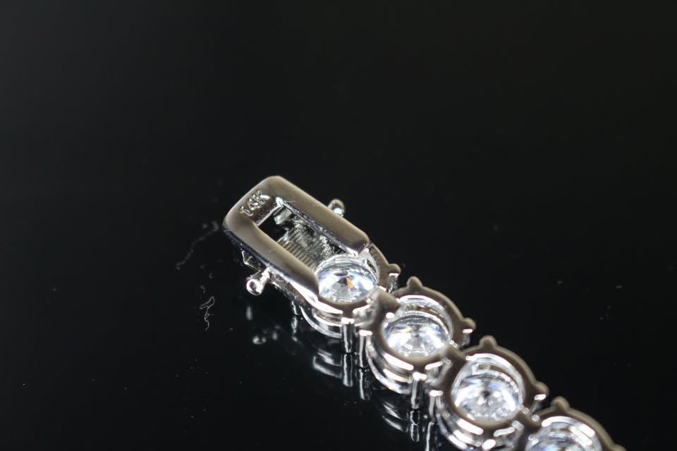 8mm MASSIVE XXL Tennis Bracelet 48ct Lab Sim VVS Diamonds