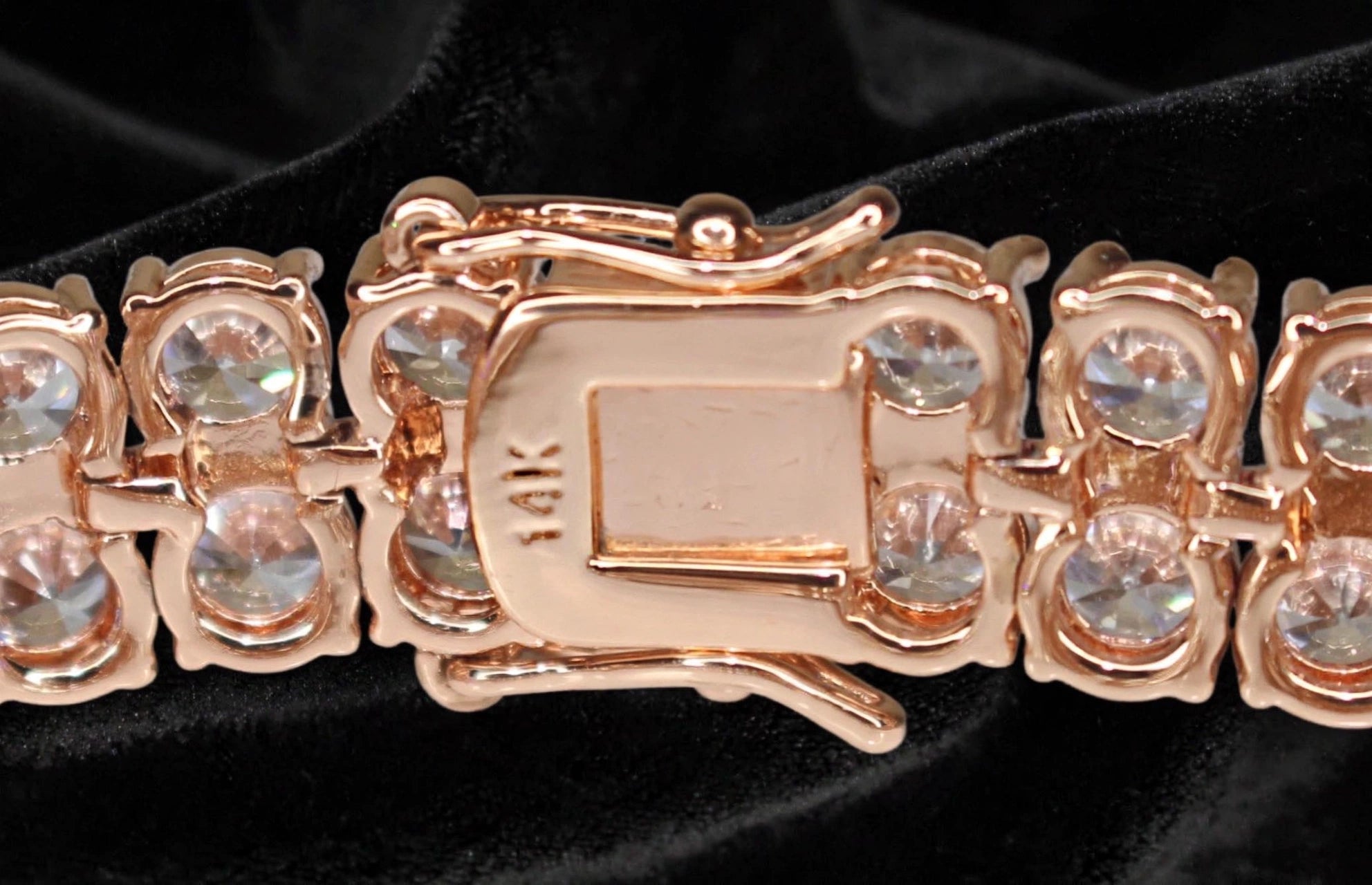 10mm BUTTERFLY 12.6ctw Lab Sim VVS1 Diamonds Bracelet -Rose Gold