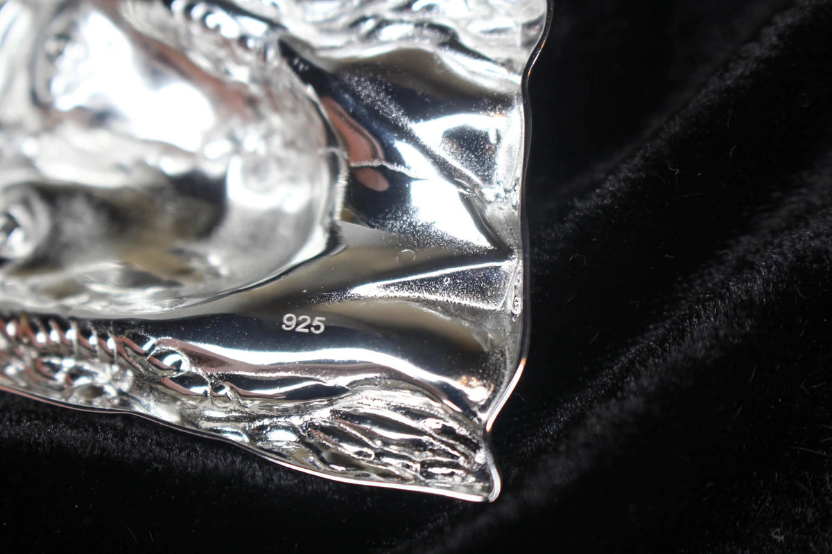 925 Sterling Silver XL JESUS Pendant 2.2ct BAGUETTE Lab Sim VVS1 Diamonds