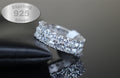 Men's TENNIS Statement Ring 8.6ct Lab Sim VVS1 Diamond 925 STERLING SILVER