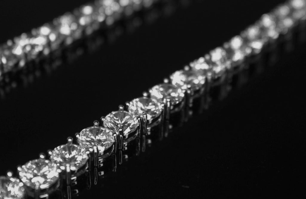 8mm MASSIVE XXL Tennis Chain 152ct Lab Sim VVS1 Diamond Necklace