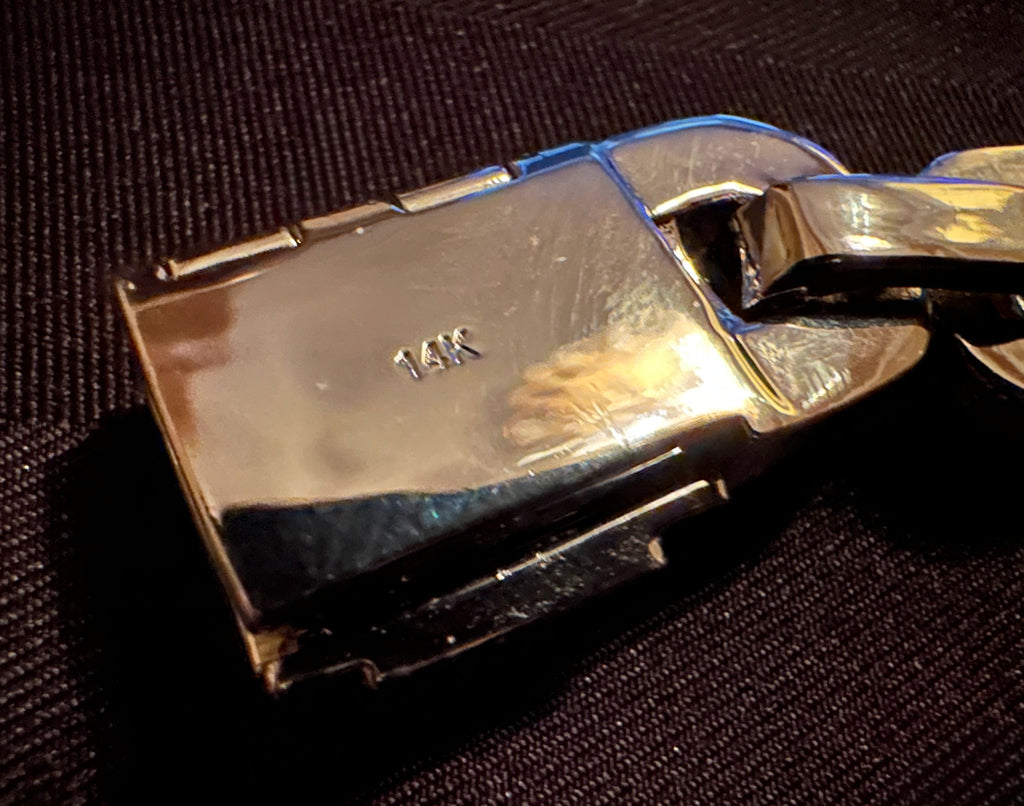 14mm Mariner Chain 82ct BAGUETTE Lab Sim VVS1 Diamond