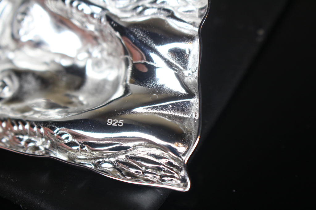 925 Sterling Silver XL JESUS Pendant 2.2ct BAGUETTE Lab Sim VVS Diamonds