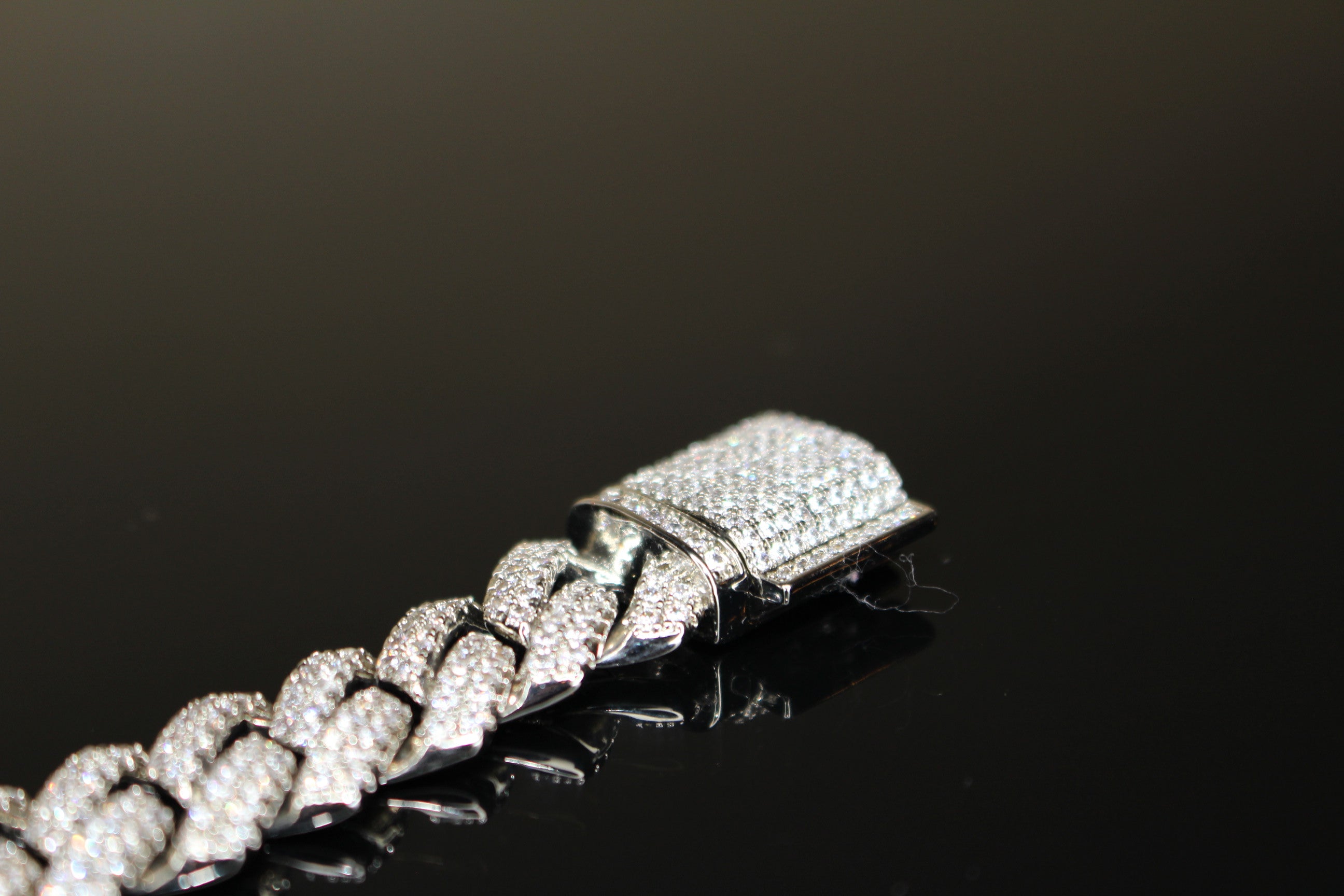 14mm Cuban Miami Prong 18.2ctw Lab Sim VVS1 Diamonds Bracelet