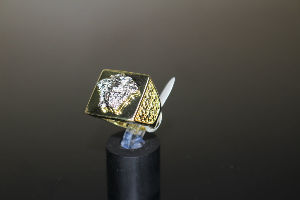 Medusa MASSIVE 3-D Statement Piece Ring- 2-Tone
