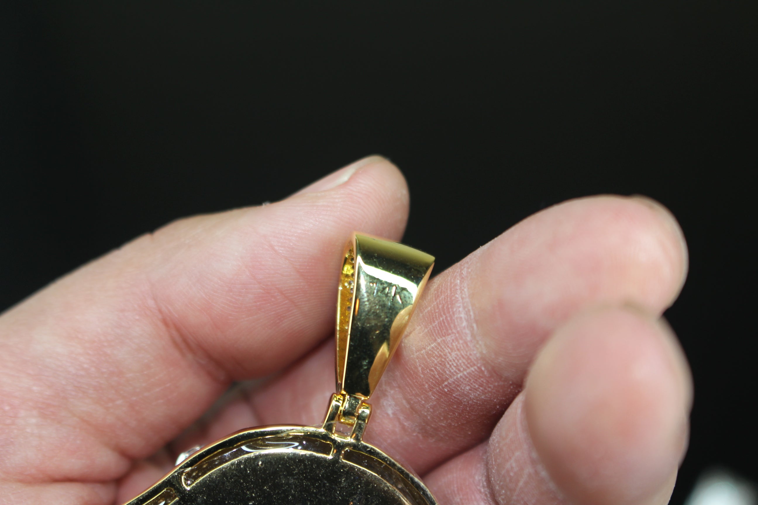 XL LION HEAD MASSIVE Pendant 12.5ct Lab Sim VVS1 Diamonds