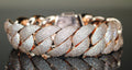 24mm XXL Cuban Miami 68.2ctw Lab Sim VVS1 Diamonds Bracelet - ROSE GOLD