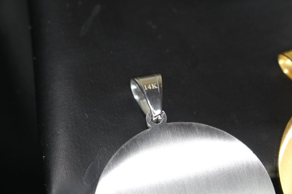 MEDUSA MEDALLION Pendant 5.2ct VVS1 Lab Sim Diamonds