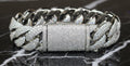 22mm XXL Cuban Miami 44.6ctw Lab Sim VVS1 Diamonds Bracelet