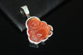 Happy Buddha PEACH 4.2ct Lab VVS1 Sim Diamond Pendant