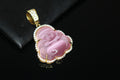 Happy Buddha PINK 4.2ct Lab VVS1 Sim Diamond Pendant