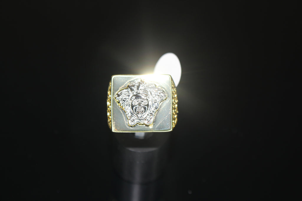 Medusa MASSIVE 3-D Statement Piece Ring- 2-Tone