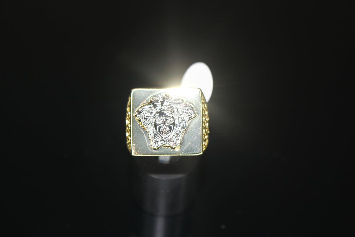 Medusa MASSIVE 3-D Statement Piece Ring- 2-Tone