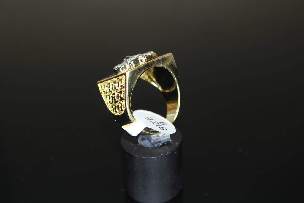 Medusa MASSIVE 3-D Statement Piece Ring- 2-Tone