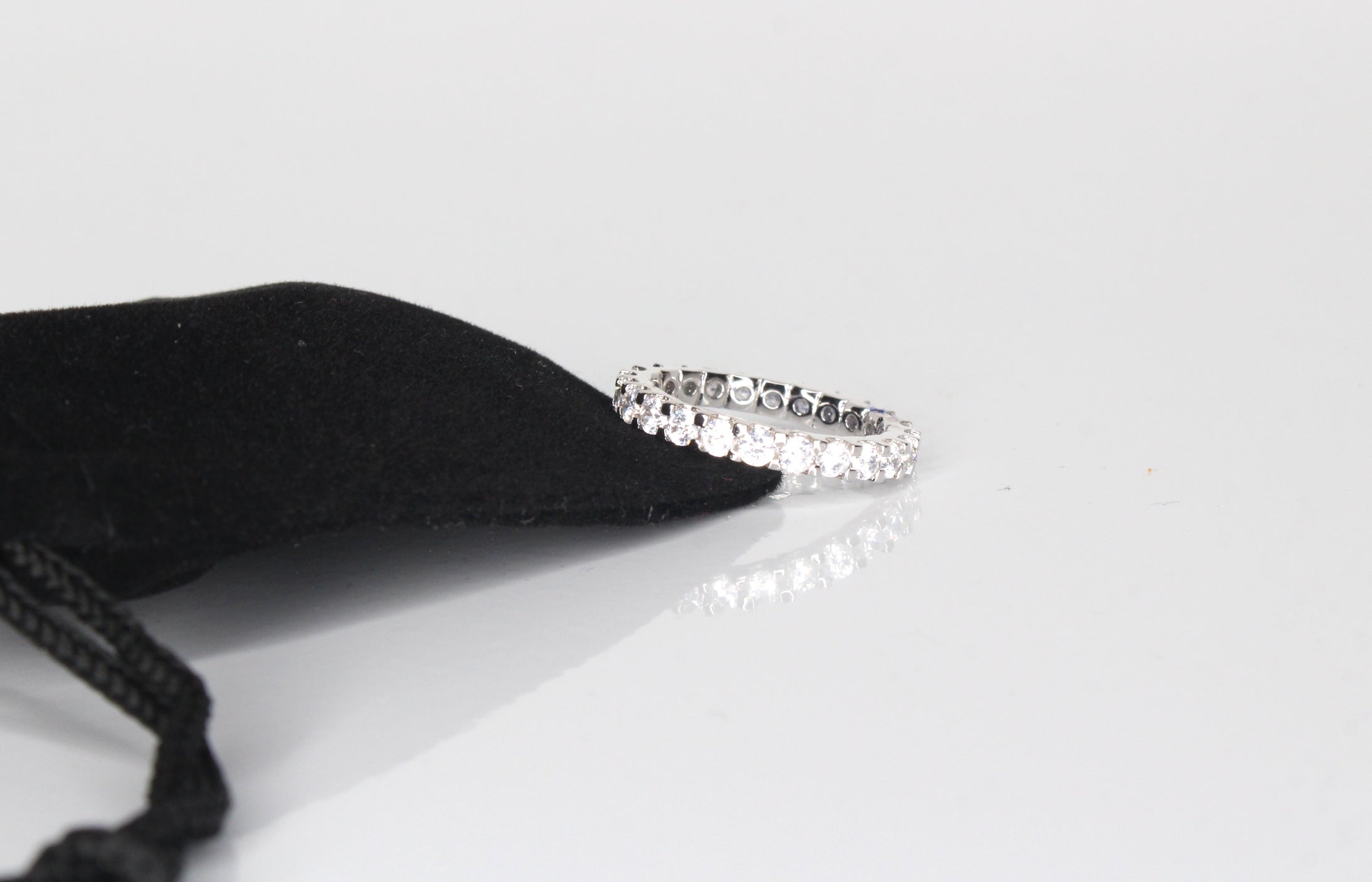 Tennis ETERNITY Wedding Engagement Wedding 3.6ct Lab Sim VVS1 Diamond Ring - 925 Sterling Silver (Copy)