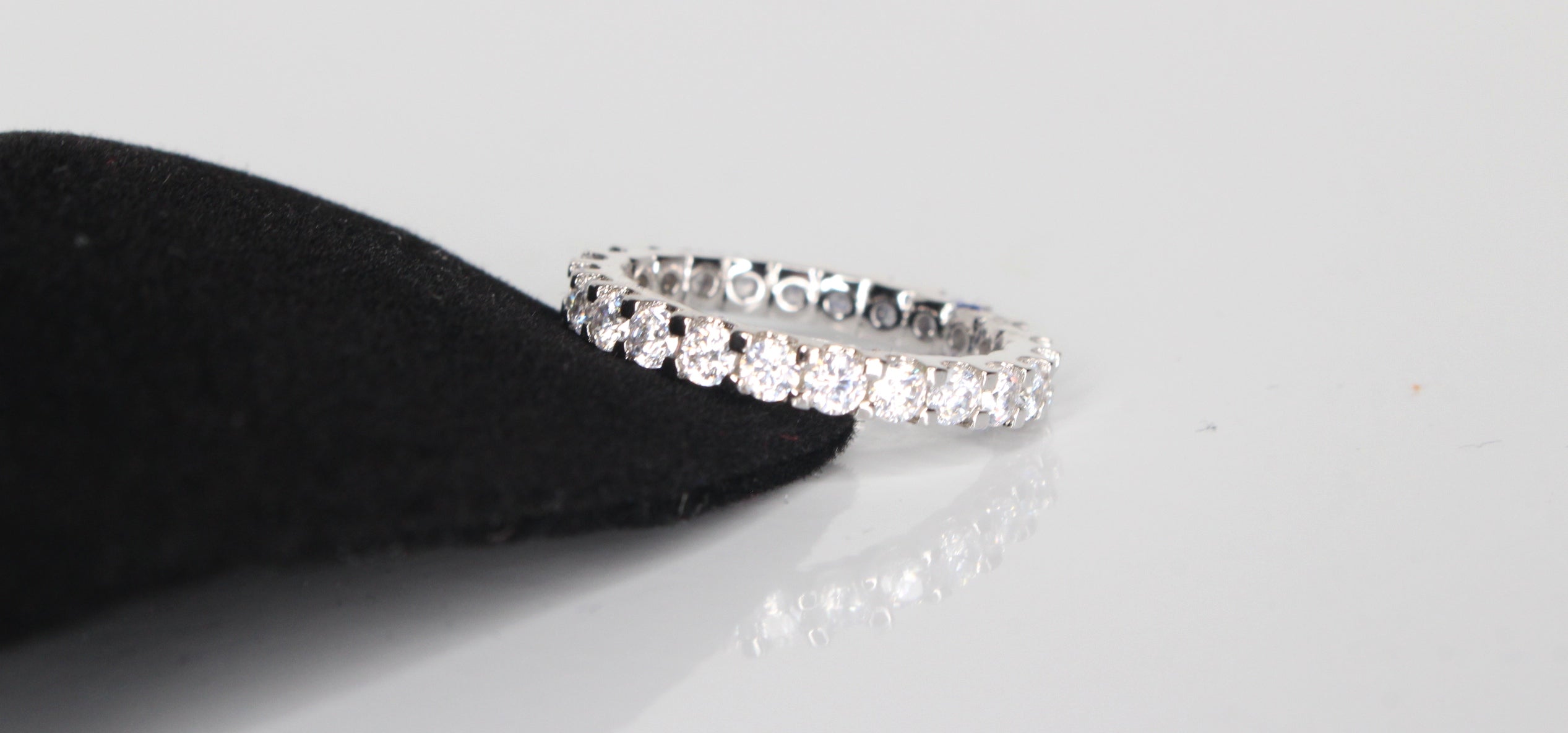 Tennis ETERNITY Wedding Engagement Wedding 3.6ct Lab Sim VVS1 Diamond Ring - 925 Sterling Silver (Copy)