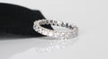 Tennis ETERNITY Wedding Engagement Wedding 3.6ct Lab Sim VVS1 Diamond Ring - 925 Sterling Silver (Copy)