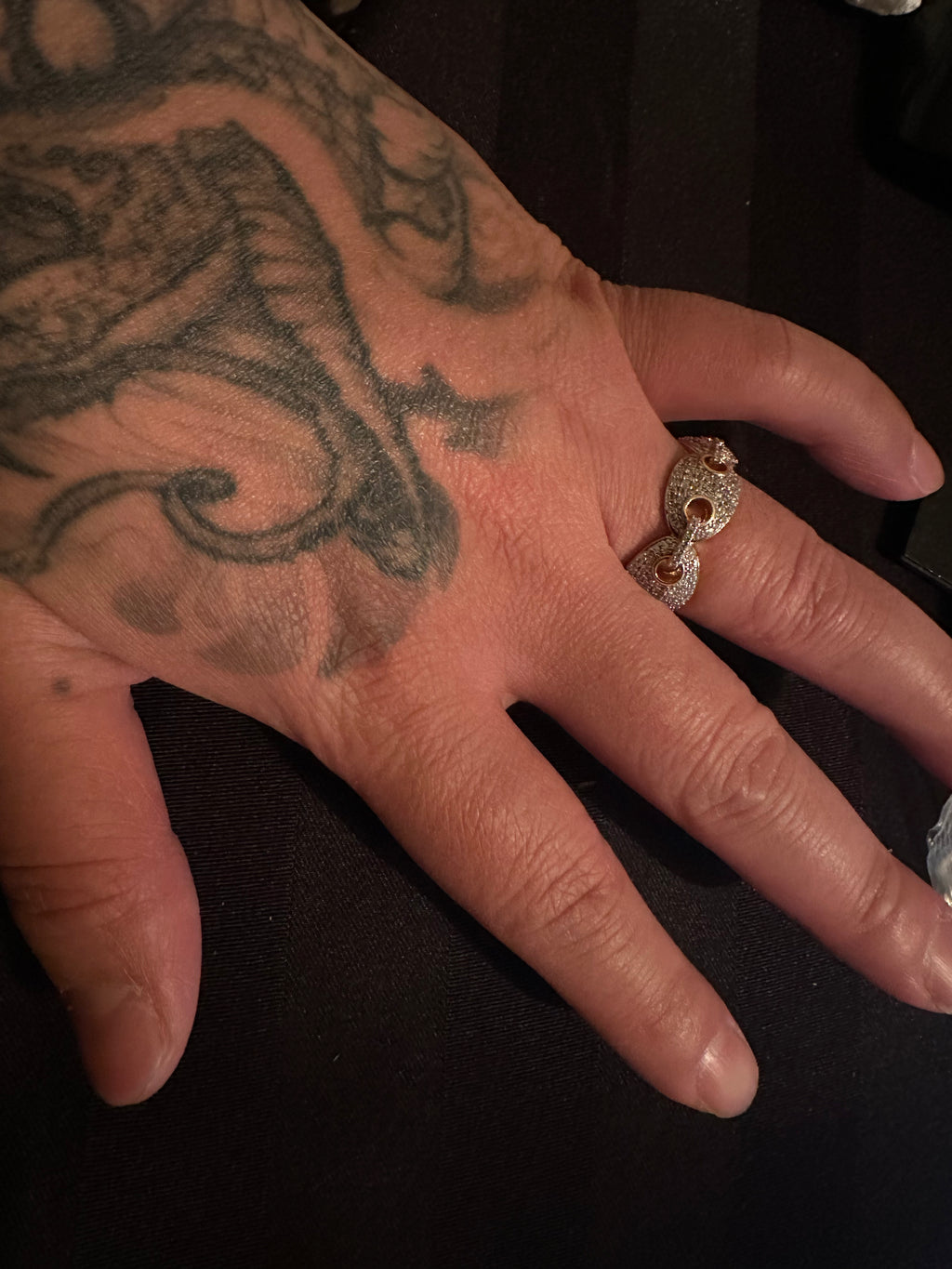 GUCCI Mariner 2.2ct Lab VVS1 Sim Diamond Ring Gold