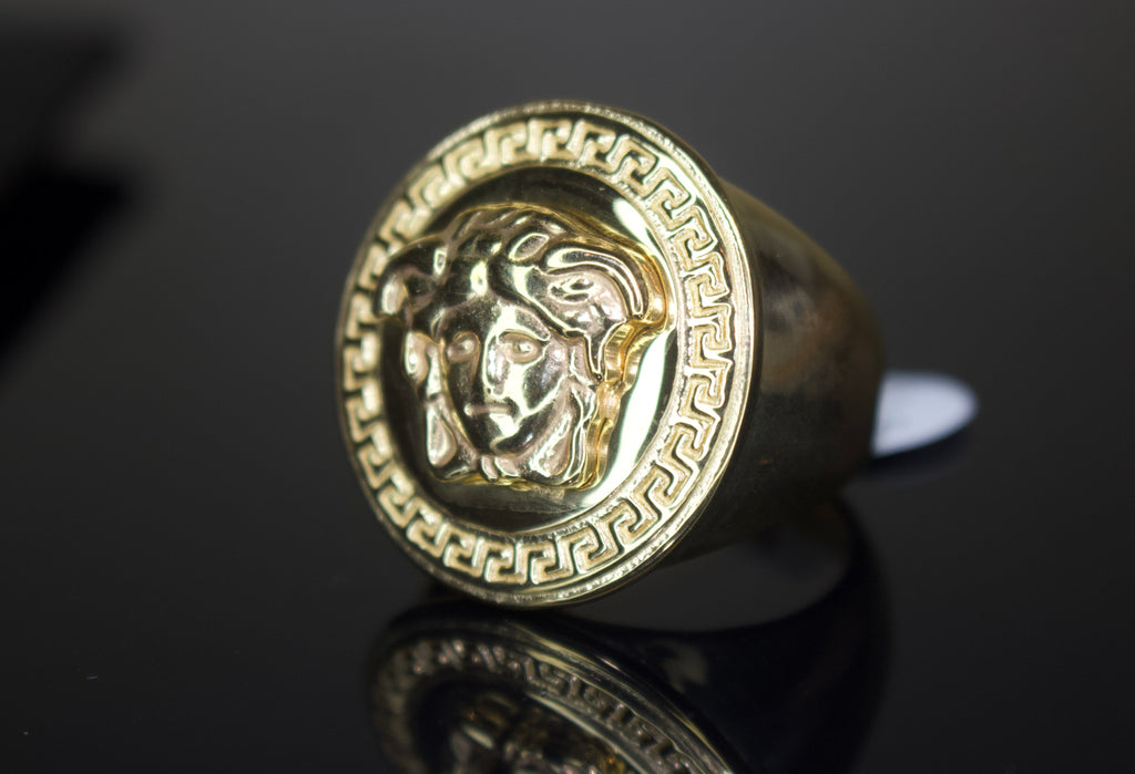 XXL Medusa MASSIVE Statement Piece Ring Ultra Heavy- Gold