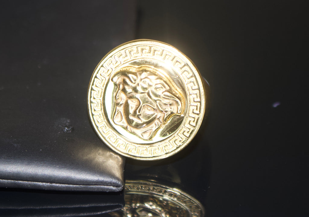 XXL Medusa MASSIVE Statement Piece Ring Ultra Heavy- Gold