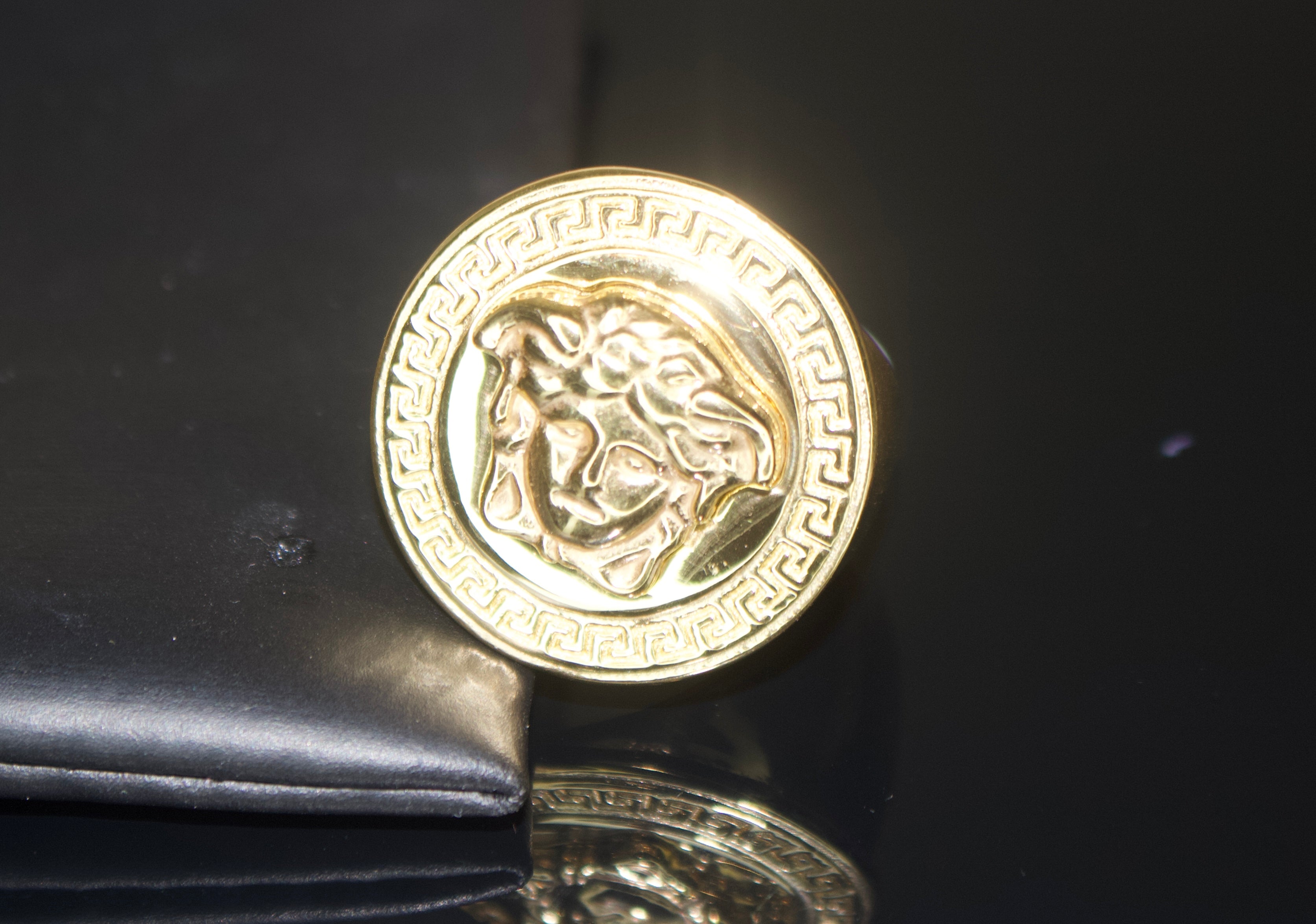 XXL Medusa MASSIVE Statement Piece Ring Ultra Heavy- Gold