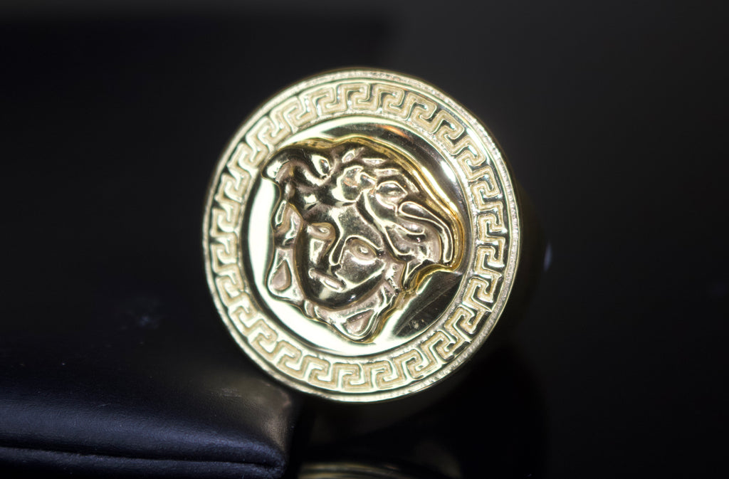XXL Medusa MASSIVE Statement Piece Ring Ultra Heavy- Gold