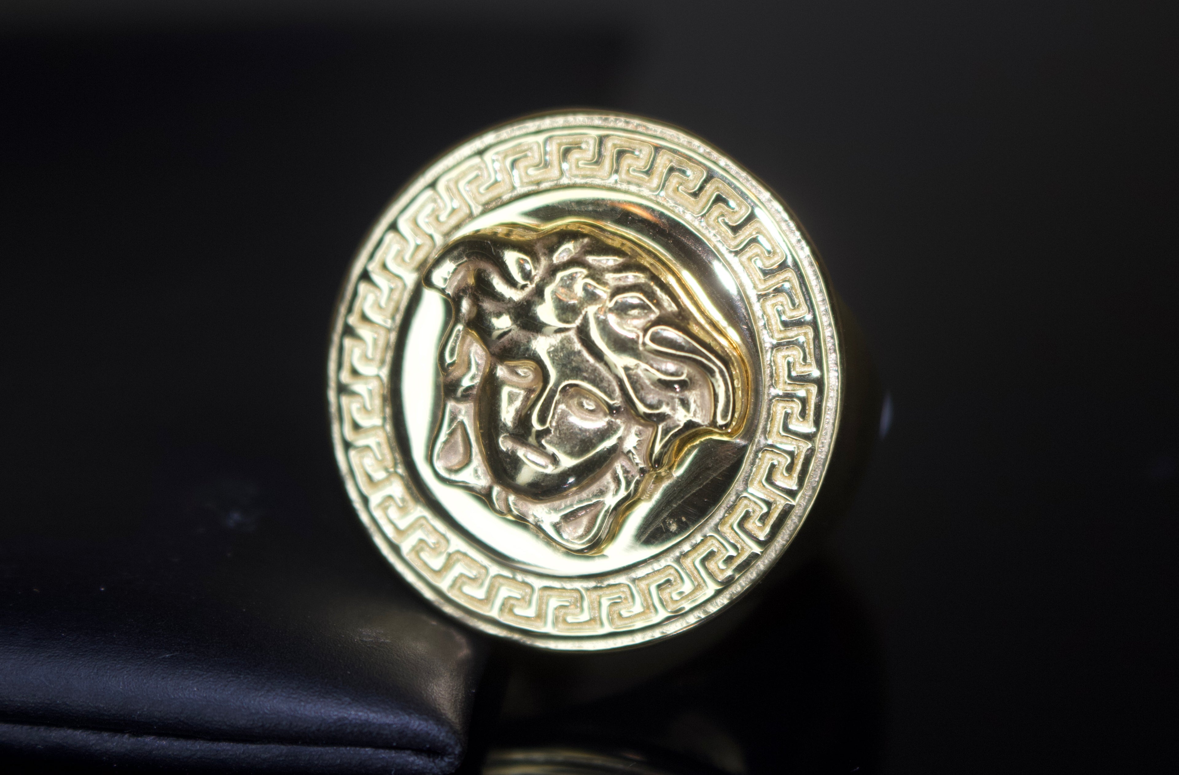 XXL Medusa MASSIVE Statement Piece Ring Ultra Heavy- Gold
