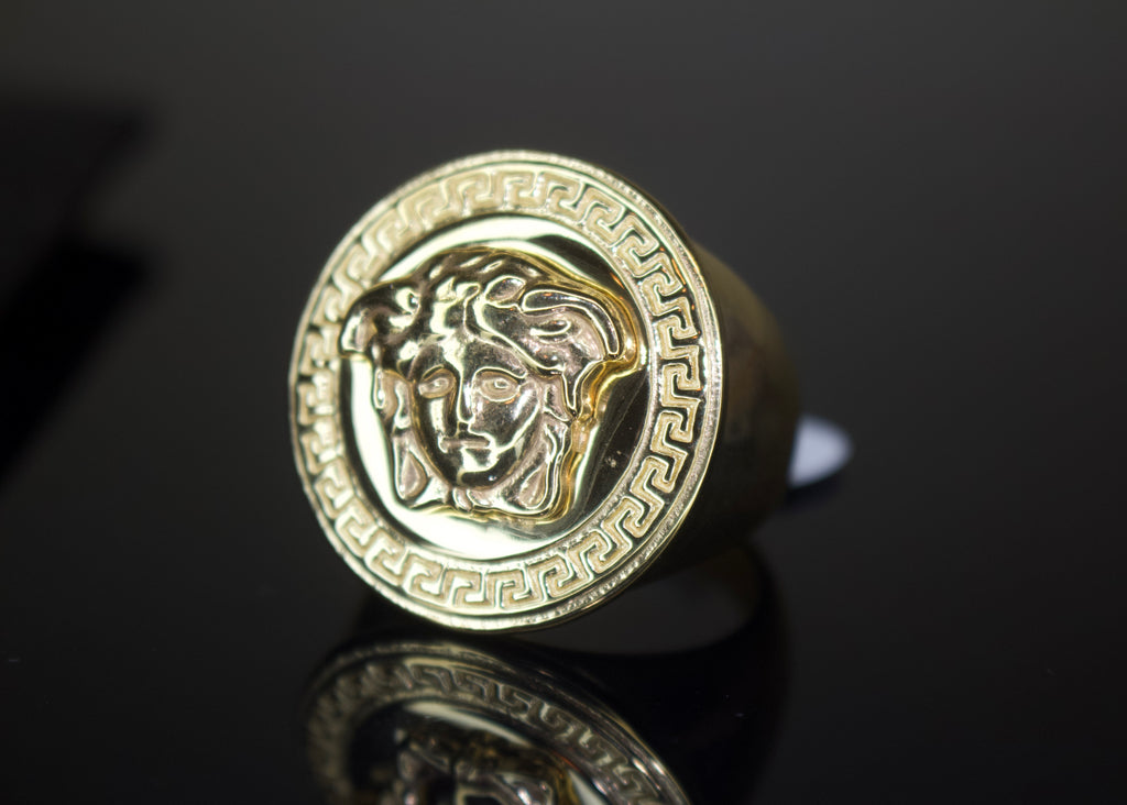 XXL Medusa MASSIVE Statement Piece Ring Ultra Heavy- Gold