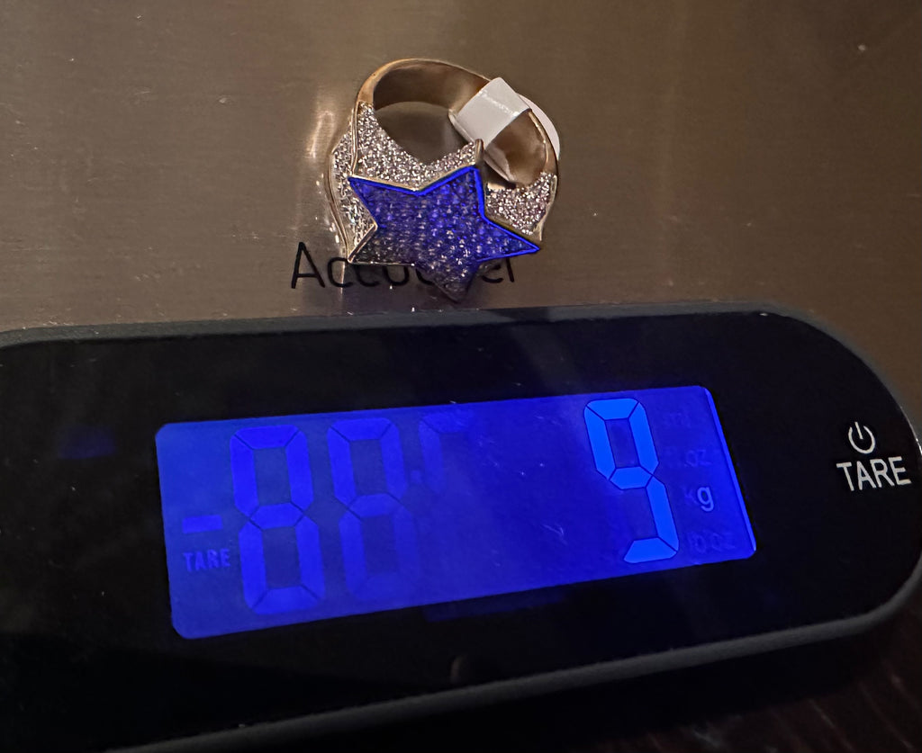 STAR big 2.6ct Lab VVS1 Sim Diamond Ring