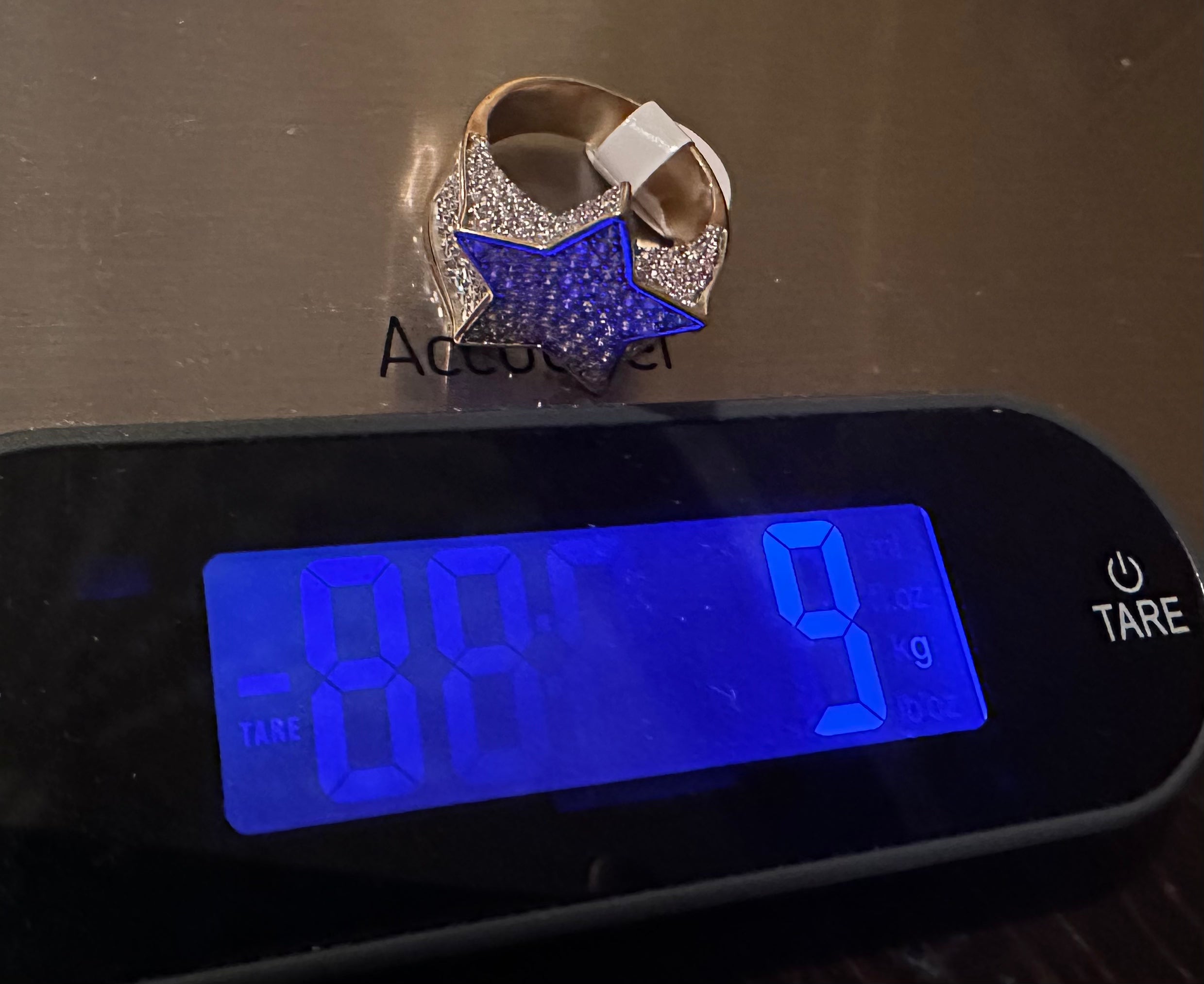 STAR big 2.6ct Lab VVS1 Sim Diamond Ring