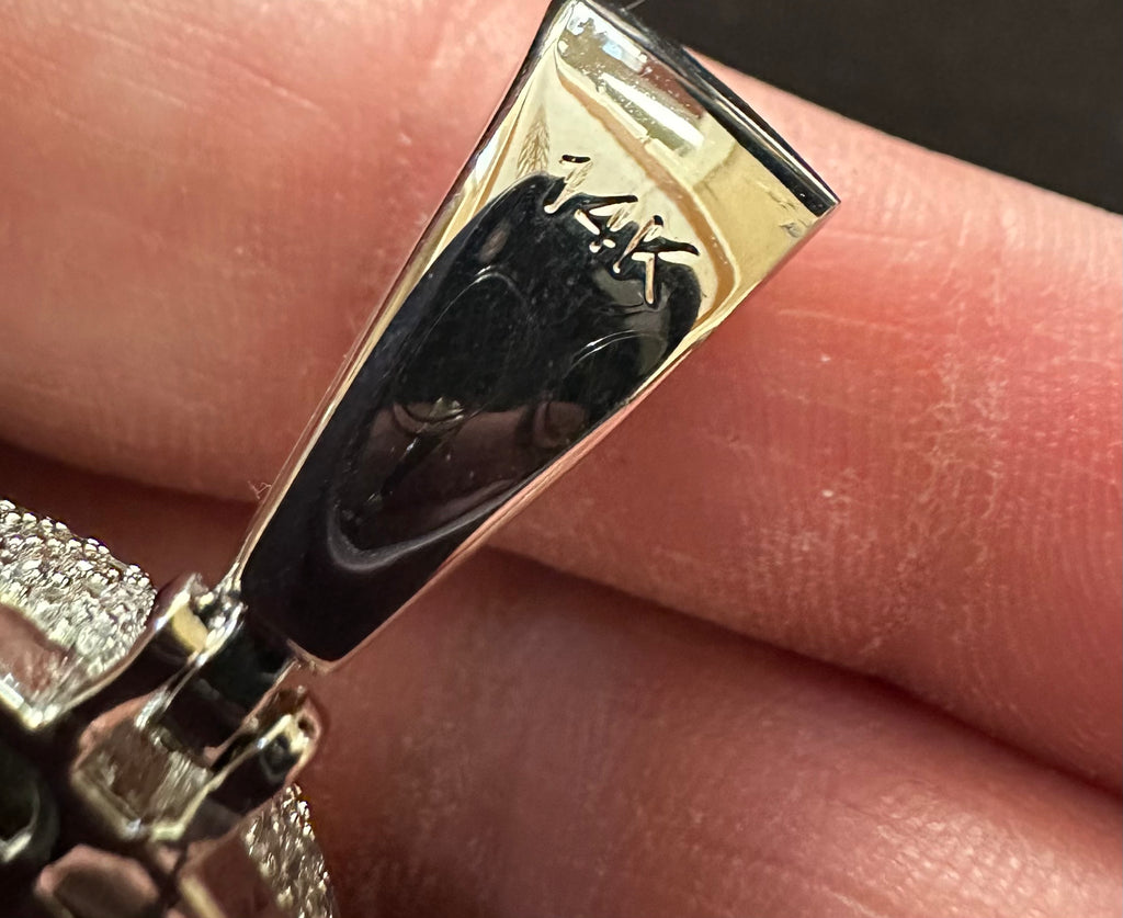 XL LION HEAD MASSIVE Pendant 12.5ct Lab Sim VVS1 Diamonds