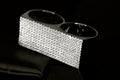 2-Finger Brass Knuckz 5ct Lab Sim VVS1 Diamonds Ring Chrome