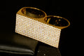 2-Finger Brass Knuckz 5ct Lab Sim VVS1 Diamonds Ring - Gold