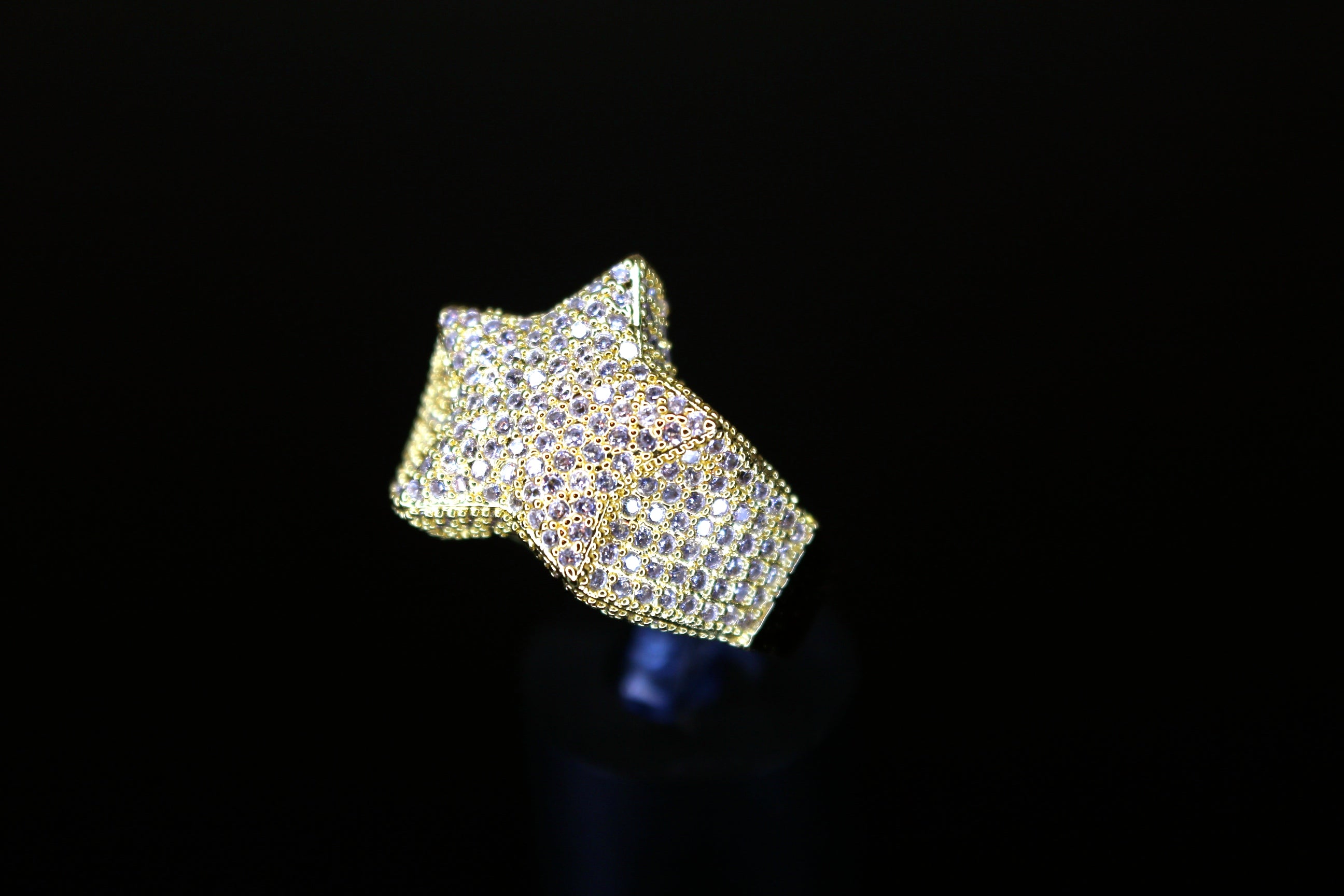 STAR Pave 2.2ct Lab VVS1 Sim Diamond Ring