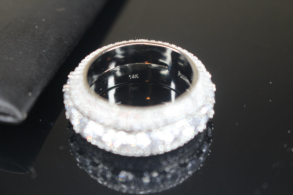 ETERNITY SPINNER 10ct Lab Sim VVS1 Diamond Ring