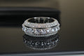 ETERNITY SPINNER 10ct Lab Sim VVS1 Diamond Ring