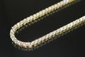 4mm Tennis Chain 70ct Lab Sim VVS1 Diamond Necklace - Gold