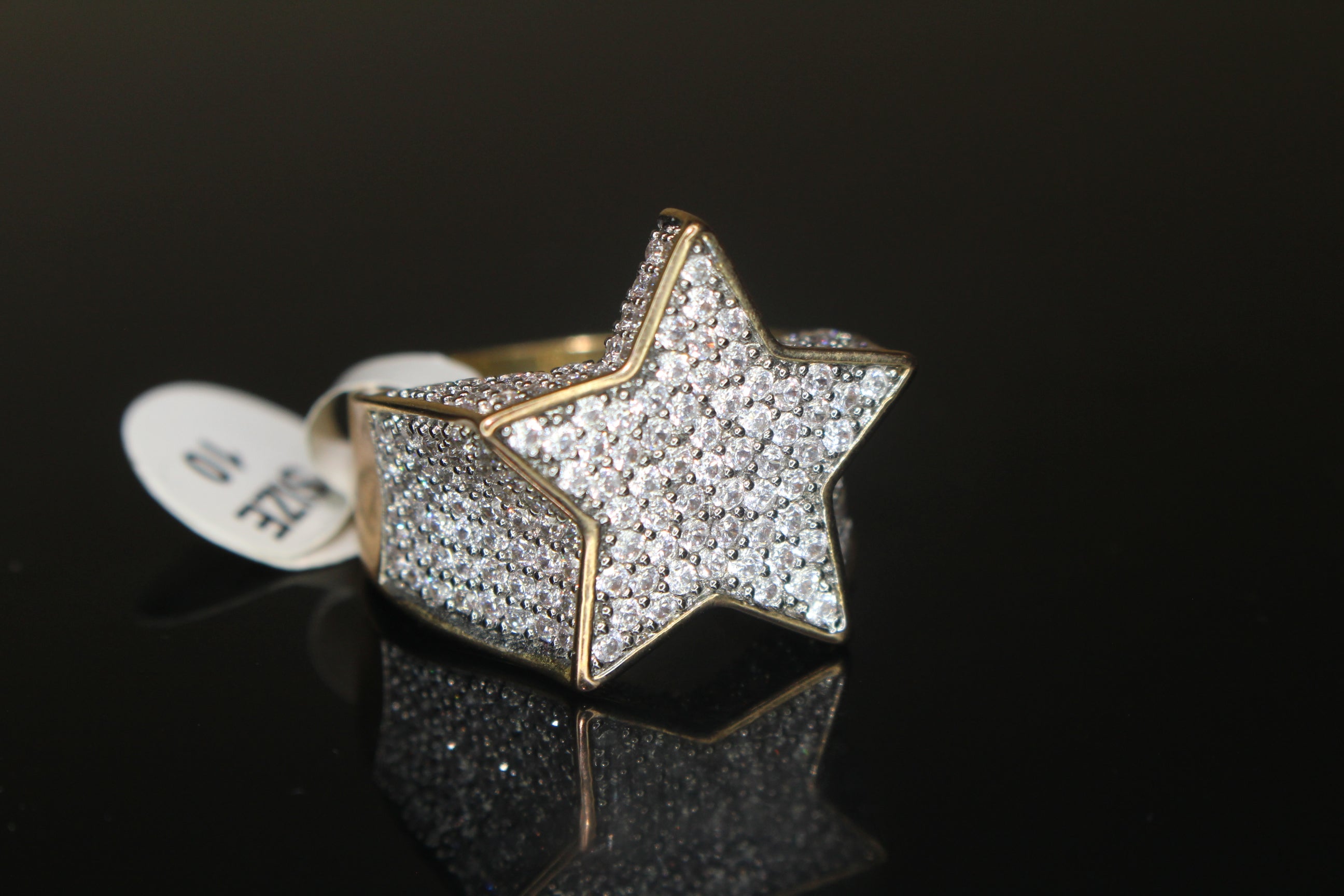 STAR big 2.6ct Lab VVS1 Sim Diamond Ring