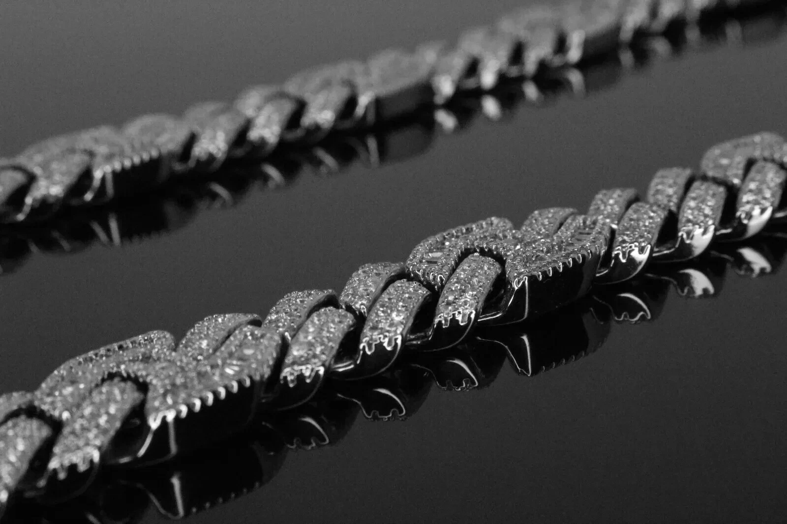 14mm Figarucci 68ct Lab Sim VVS1 Diamond Necklace