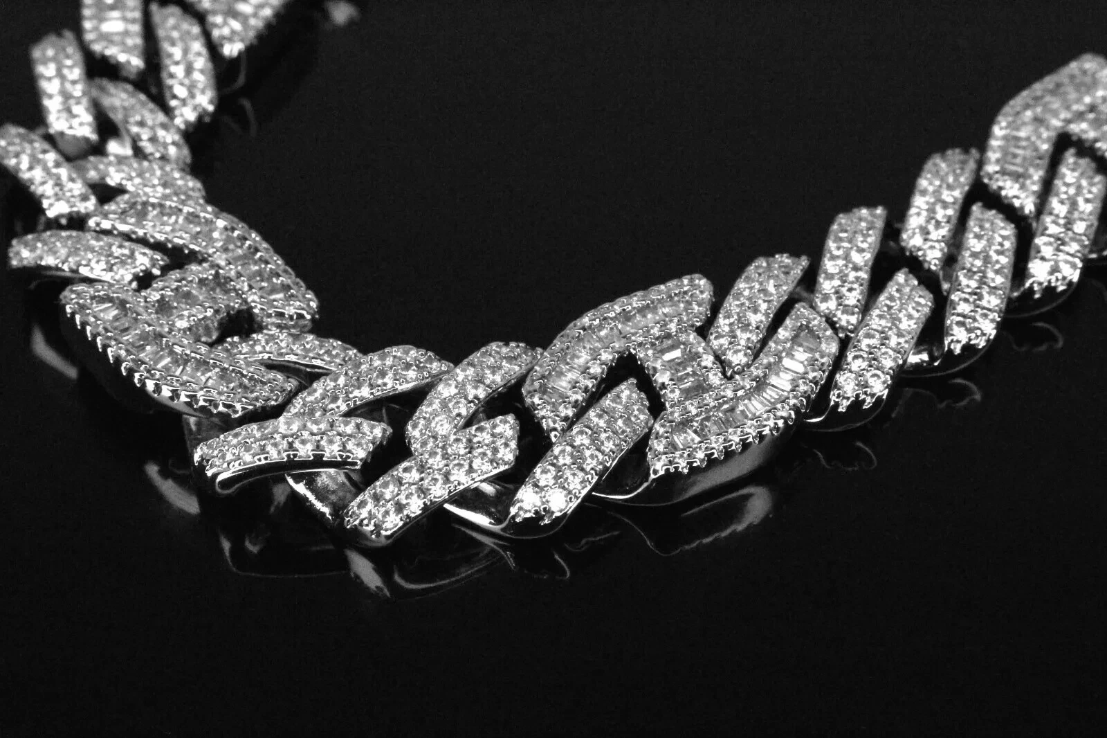 14mm Figarucci 68ct Lab Sim VVS1 Diamond Necklace
