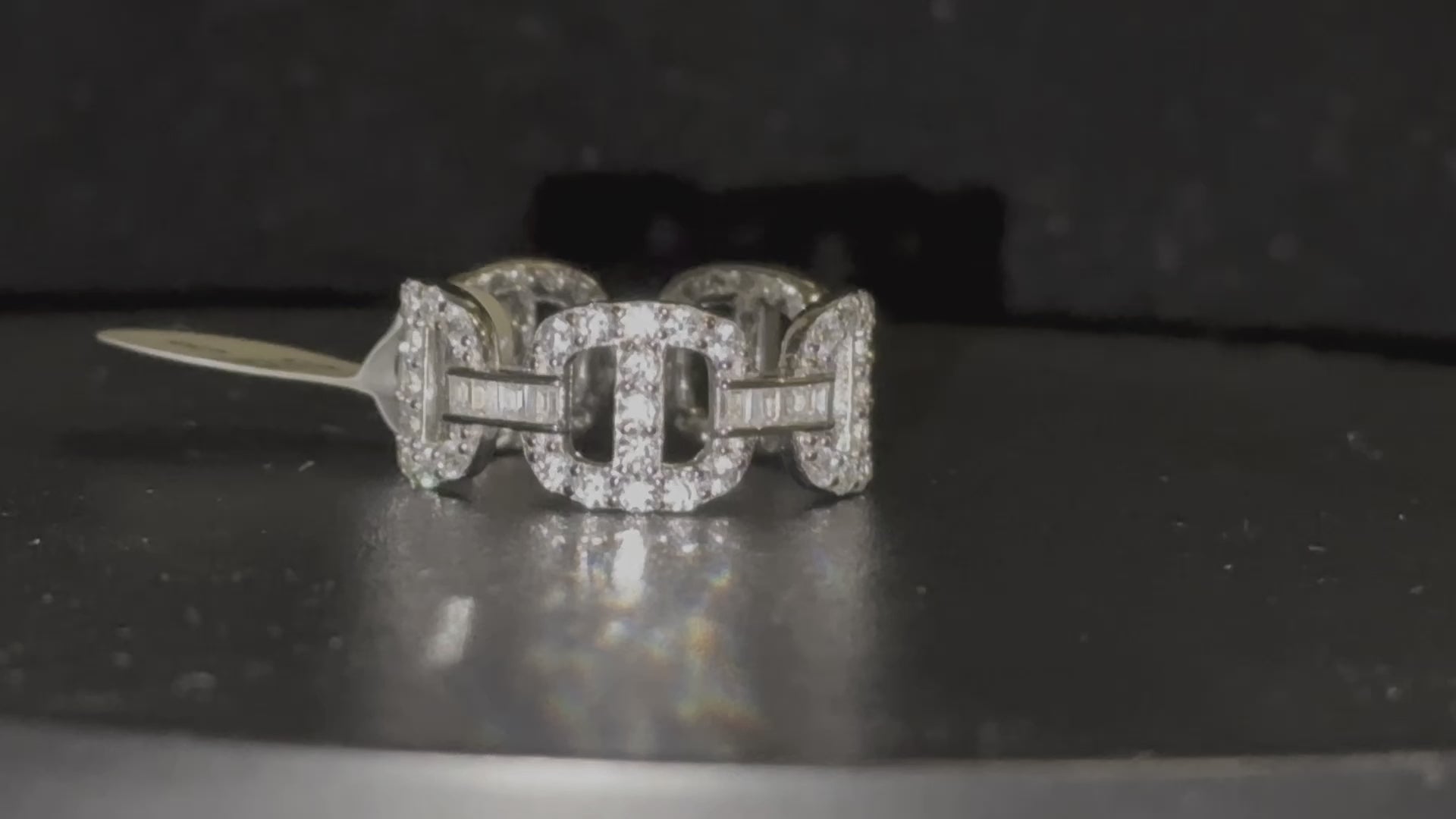 925 Sterling Silver 3.6ct Lab Sim Diamond MARINER Ring