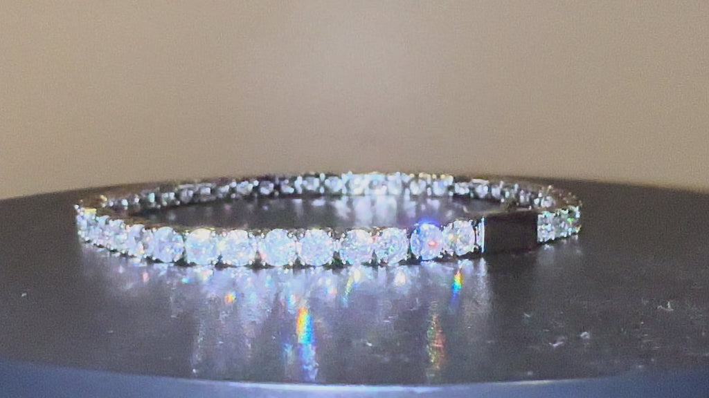4mm Tennis Bracelet 14.75ct Lab Sim VVS1 Diamonds