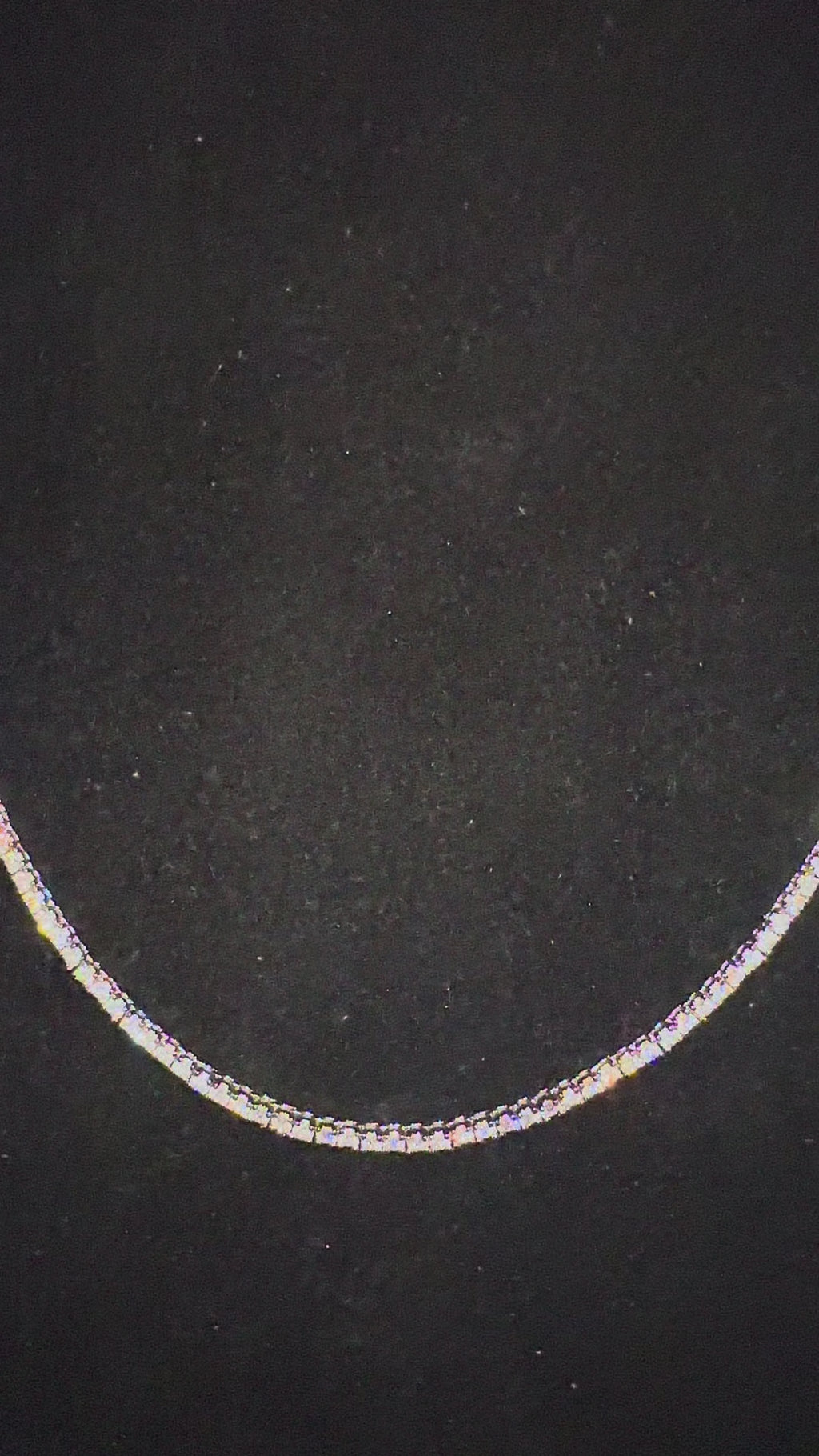 2mm Tennis Chain 10.6ct Lab Sim VVS1 Diamond Necklace