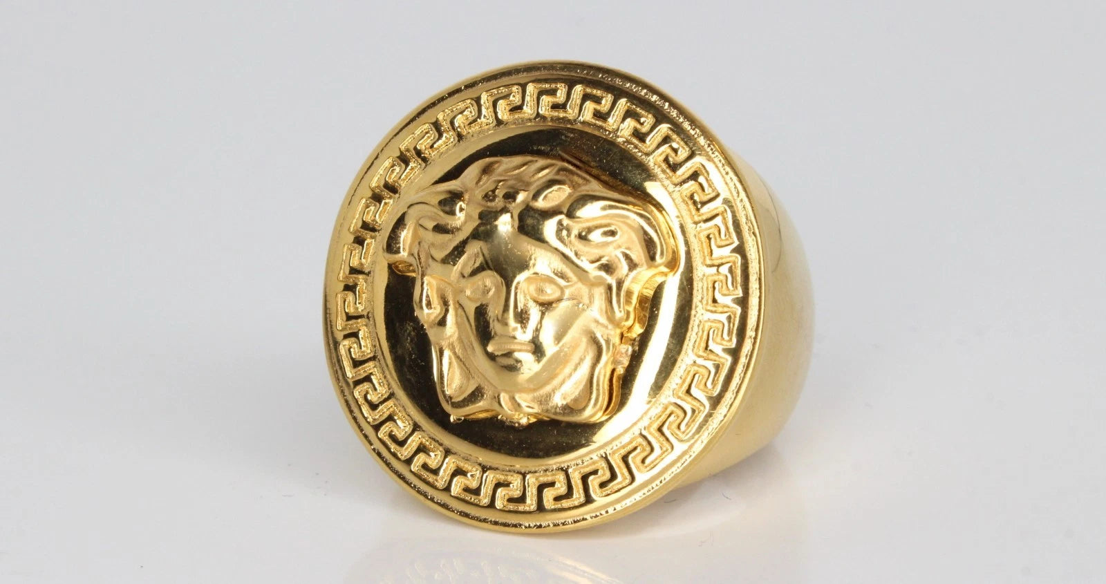 XXL Medusa MASSIVE Statement Piece Ring Ultra Heavy- Gold